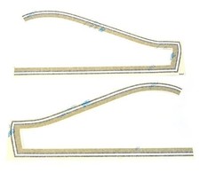 Gas Fuel Tank Stripes Decals -