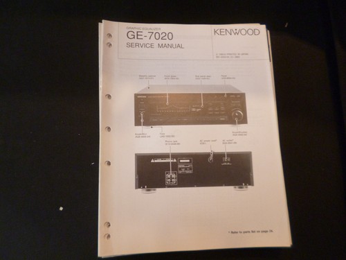 Original service manual - original,