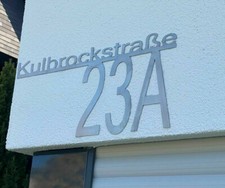 EDELSTAHL Hausnummer Straßen
