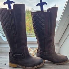 Timberland Damen Stiefel, Braun, Gr. 37,5, Leder,