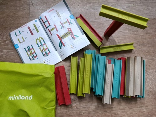 Miniland ecobeams building set - miniland,