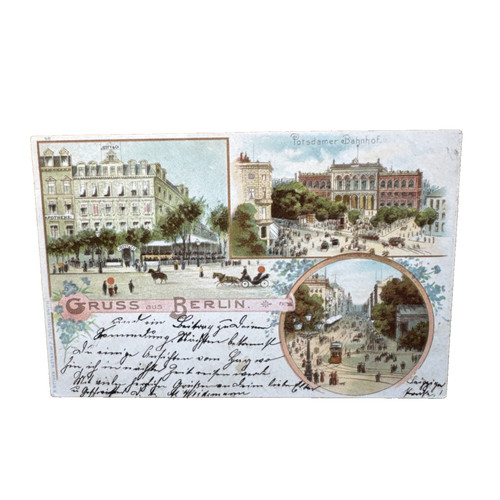 Postkarte berlin potsdamer - postkarte, ak