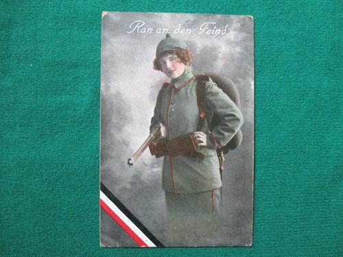 Alte kriegspostkarte 1916 - kriegspostkarte,