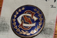 CS Dampflok Anstecknadel Gold