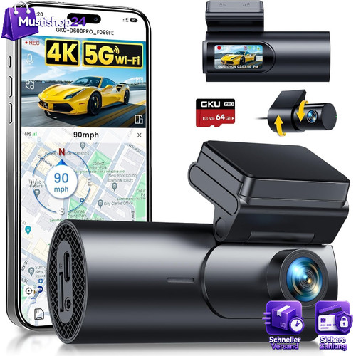 Dashcam vorne hinten - dashcam, gps