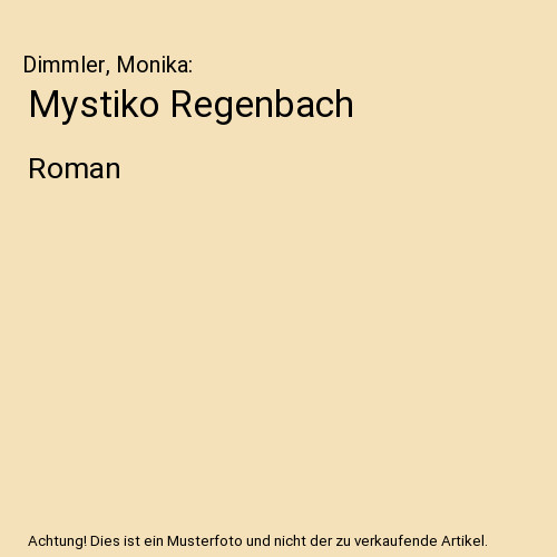 Mystiko regenbach roman - mystiko,