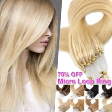 200 Strähnen Microring Loop