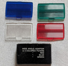 Wide Angle Flash Adapter & Coloured Filters/Weitwinkel-BlitzAdapter 3 Farbfilter