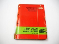 Deutz DX85 - 160 D2506 - 13006 Intrac 2002 2004 Werkstatthandbuch Regelhydraulik