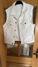 Kurze jeansjacke weste Jacke Ärmellose 40/42