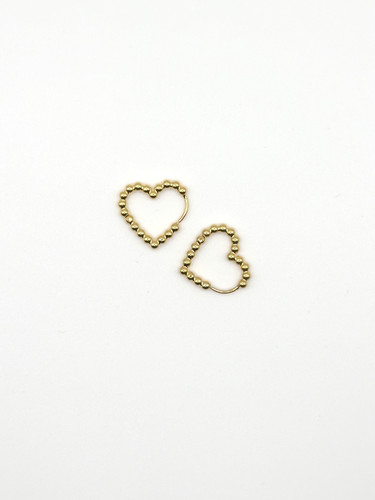Heart creolen gold - creolen,