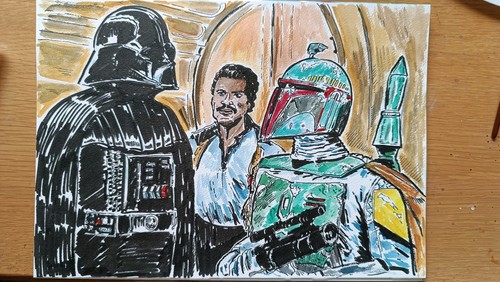 Boba fett darth vader star - boba, vader!
