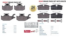 FRONT + REAR BRAKE PADS for