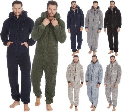 Herren 1onesie dick kuschelig - 1onesie,
