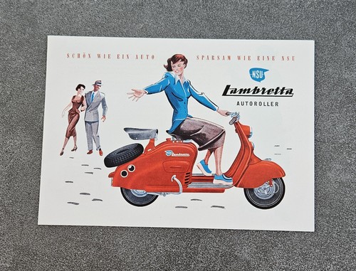 Nsu lambretta 1952 prospekt - 1952,