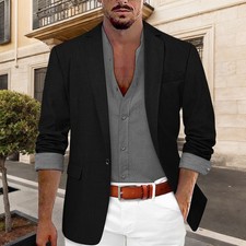 Herren Blazer Sakko Anzug