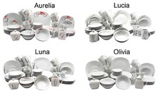 XXL Kombigeschirrset 62 tlg