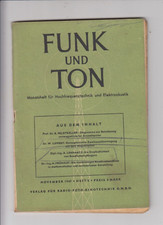 Funk und Ton Monatsheft für