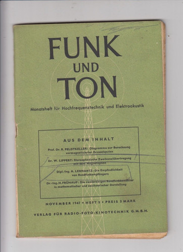 Funk und ton monatsheft für - und,