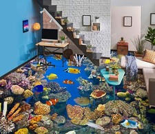 3D Stein Fisch C4226 Fußboden