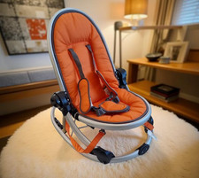 Schaukelliege Babywippe orange