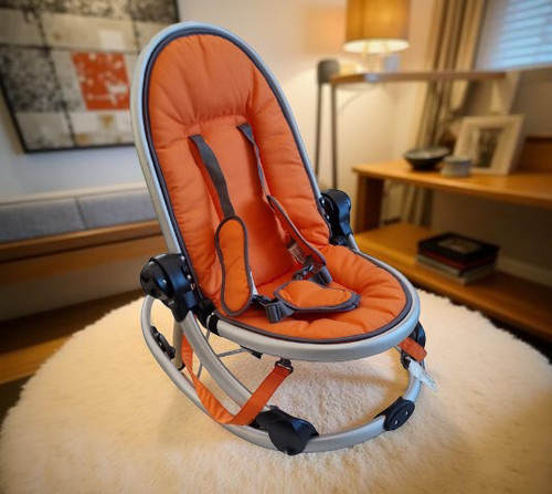 Schaukelliege babywippe orange - babywippe,