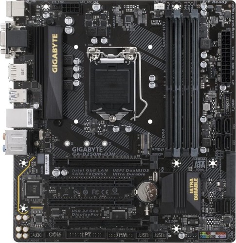 Gigabyte b250m d3h - ga-b250m-d3h, rev.1.0