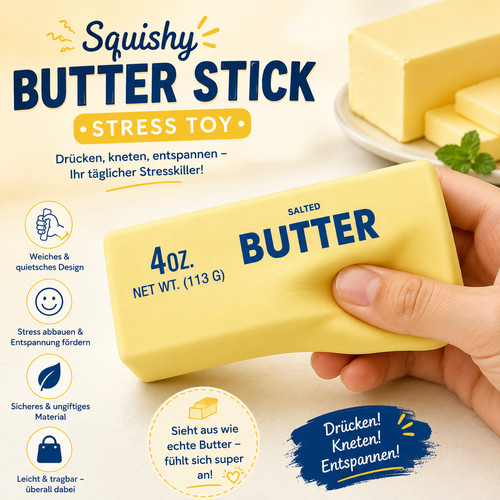 Butter stick squishy - butter,