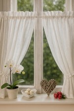 2 Vorhänge,Landhaus,Shabby