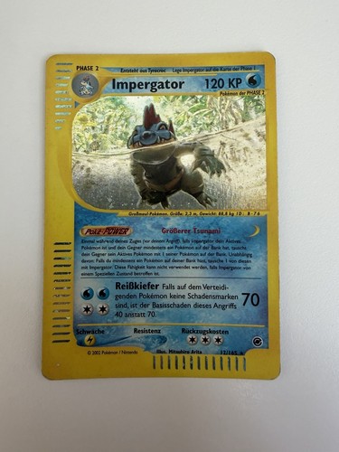 Pokémon karte impergator - karte,