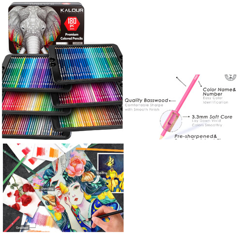 Kalour 180 buntstift set - 180, buntstift-set
