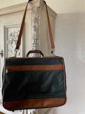 Neuwertiger Samsonite Ultralite Anzugkoffer / Tasche grün braun