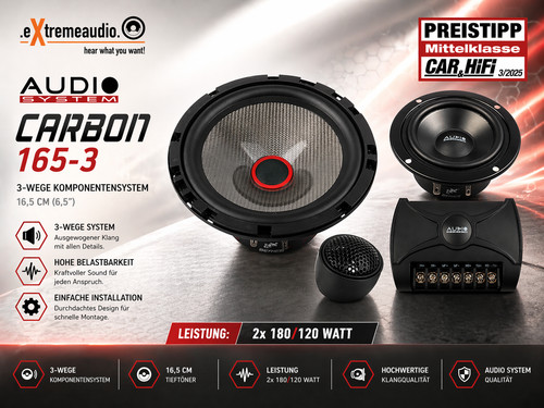 Audio system carbon - audio, 165/3