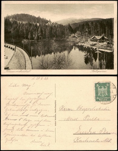 Postcard krummhübel karpacz - krummhübel,