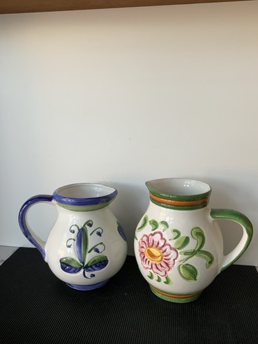 Vintage kunst keramik krug - 2x,