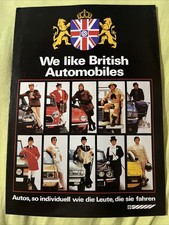Austin Rover Leyland Jaguar Mini Triumph Innocenti Range Land Rover Prospekt
