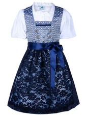 Kinderdirndl dunkelblau Dirndl