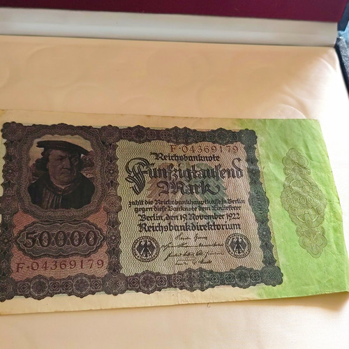 Reichsbanknote 000 mark - reichsbanknote, 50.000
