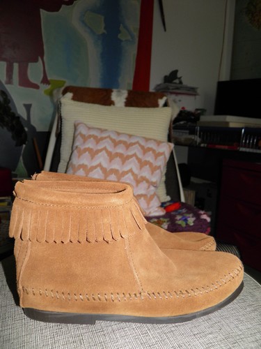 Minnetonka wildleder boots - wildleder,