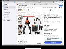 TACKLIFE TLRNG03HD Hand Niet Mutter Pistole Werkzeug Reibahle 3 In 1 Set