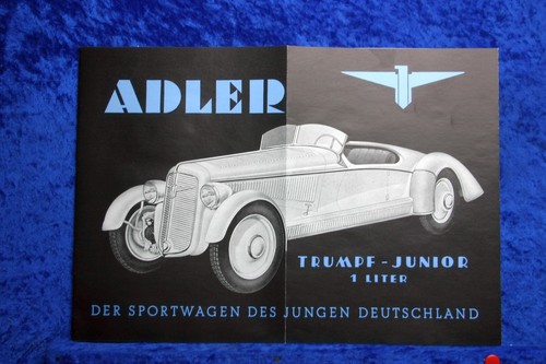 Adler trumpf junior - junior, 1935-1937