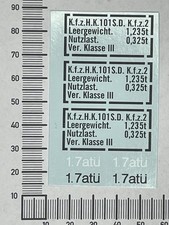 1:6 WW2 Verladeklasse Decals für NSU Kettenkrad