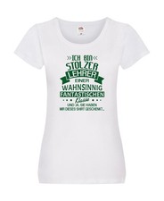 Stolzer Lehrer einer fantastischen Klasse | Pünktchen Damen Shirt Weiß