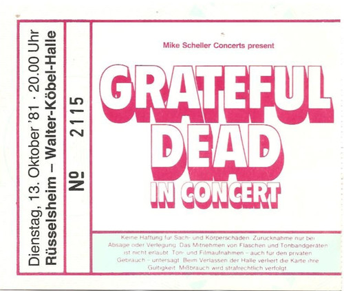 The grateful dead - dead, concert