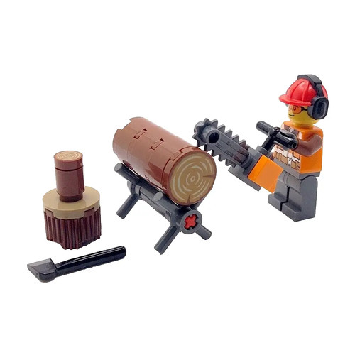 Original lego holzfäller - original,