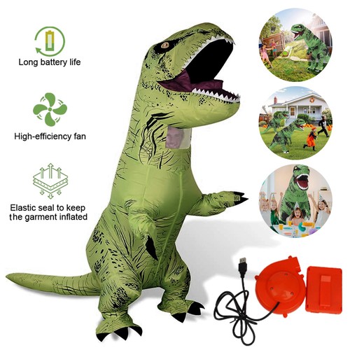 Aufblasbares kostüm dino - kostüm,