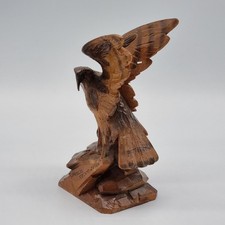 Adler Holzfigur Passo Stelvio 2760 Alpen Holzschnitzerei Vintage...