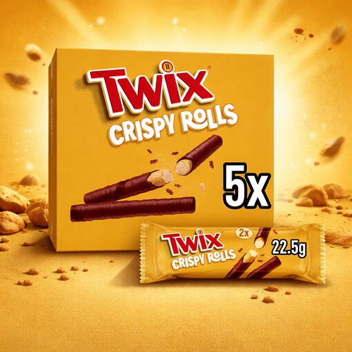 Twix crispy rolls pack - crispy, 5