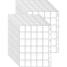 Münzsammlungsseiten 12 Blatt