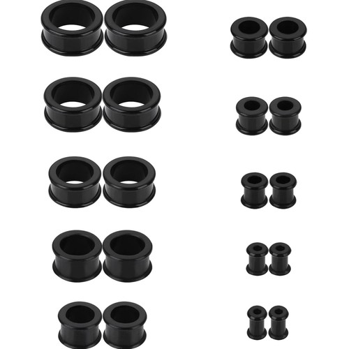 Silikon flesh tunnel set - flesh-tunnel, 20